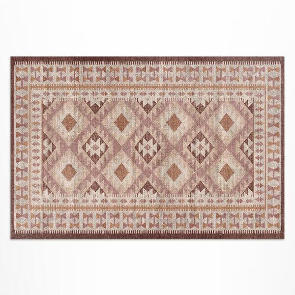 Műanyag szőnyeg Dekoratív Textil Utánzat Vintage Mintával