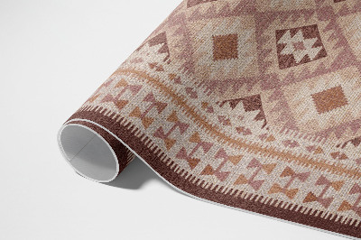 Műanyag szőnyeg Dekoratív Textil Utánzat Vintage Mintával