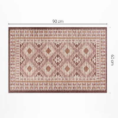 Műanyag szőnyeg Dekoratív Textil Utánzat Vintage Mintával