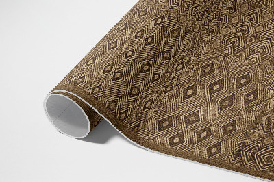 Pvc futószőnyeg Mesterséges Textil Törzsi Design Szövettel