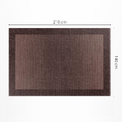 Műanyag szőnyeg Vintage Boho Stílusú Barna Keret
