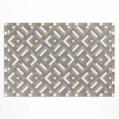 Pvc futószőnyeg Geometry Szabályos Vintage Boho Minta Geometria Szabályos Vintage Boho Minta