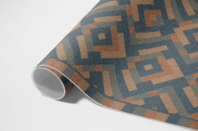 Poliészter futószőnyeg Azték Geometria Vintage Boho Minta