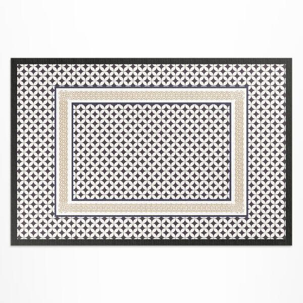 Mosható futószőnyeg Geometriai Kockás Glamour Mozaik