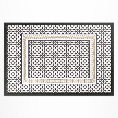 Mosható futószőnyeg Geometriai Kockás Glamour Mozaik