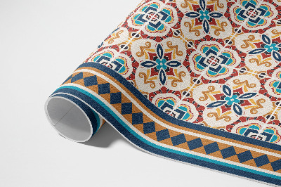 Pvc futószőnyeg Modern Mozaik Geometriai Formákkal