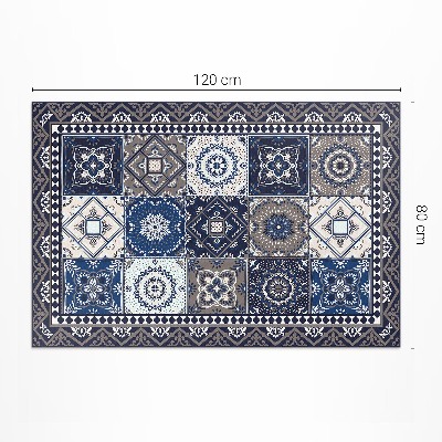 Vinil szőnyeg Elegáns Csempe Geometriai Formákkal