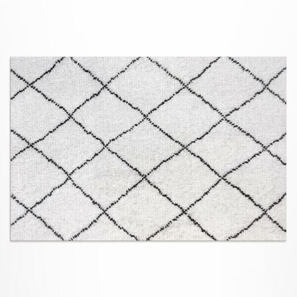 Műanyag szőnyeg Plüss Szövet Török Szövet Patchwork Mintával