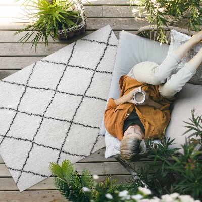 Műanyag szőnyeg Plüss Szövet Török Szövet Patchwork Mintával