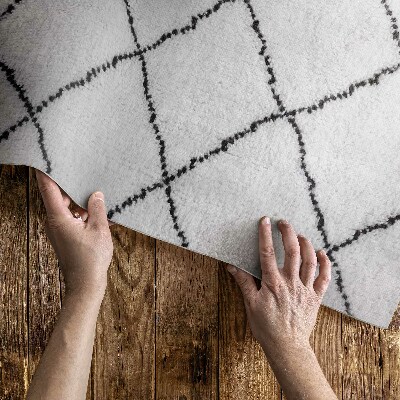 Műanyag szőnyeg Plüss Szövet Török Szövet Patchwork Mintával