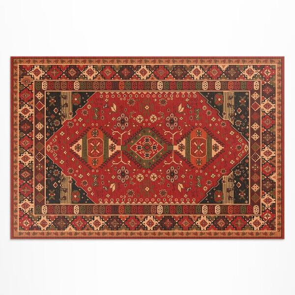 Mosható futószőnyeg Retro Vintage Boho Sárga Csíkok