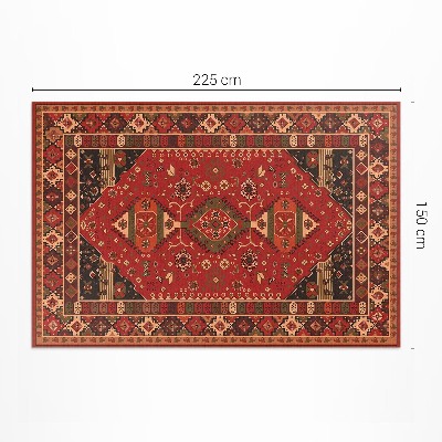 Mosható futószőnyeg Retro Vintage Boho Sárga Csíkok