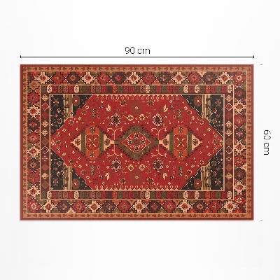 Mosható futószőnyeg Retro Vintage Boho Sárga Csíkok