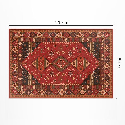 Mosható futószőnyeg Retro Vintage Boho Sárga Csíkok