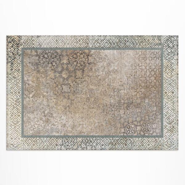 Pvc szőnyeg Vintage Karcos Patchwork Minta
