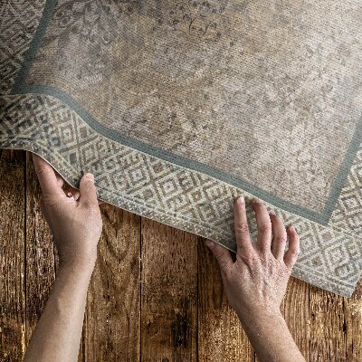 Pvc szőnyeg Vintage Karcos Patchwork Minta