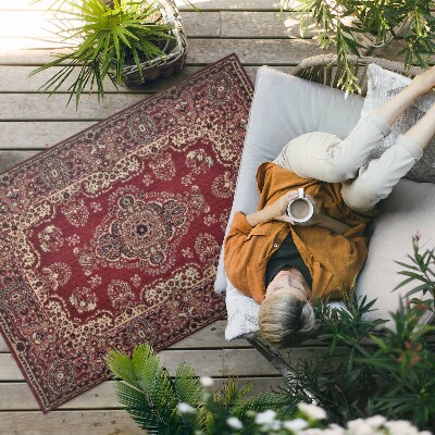 Pvc szőnyeg Finom Vintage Virágmintás Retro Etnikai Patchwork Minta