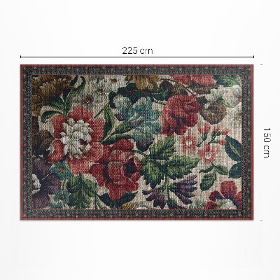 Vinil szőnyeg William Morris Virágmotívumok