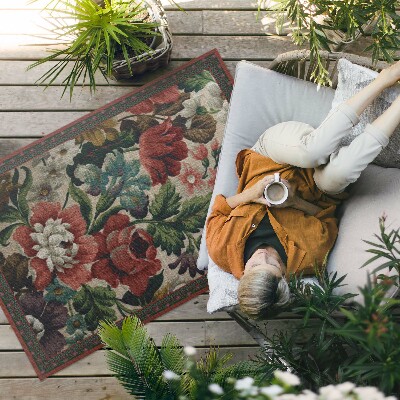 Vinil szőnyeg William Morris Virágmotívumok