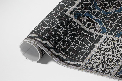 Műanyag szőnyeg Indiai Design Boho Díszekkel