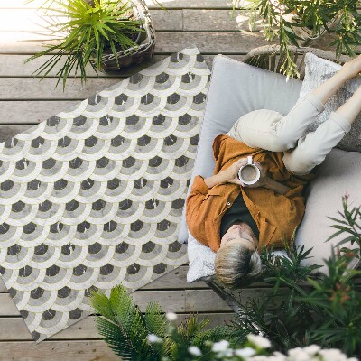 Műanyag szőnyeg Minimalista Boho Monstera Levelek
