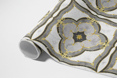 Vinil szőnyeg Boho Levelek Hullámos Háttér Illusztráció