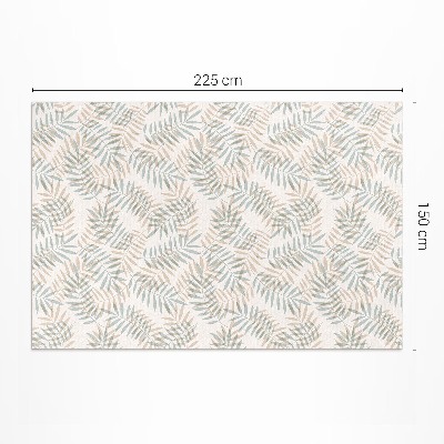 Pvc szőnyeg Ginko Levelek Boho Vintage Stílusban