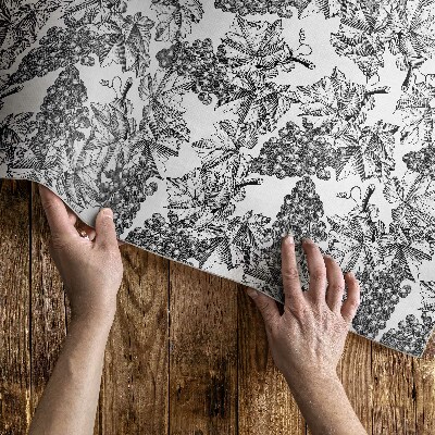 Vinil szőnyeg Festett Levelek Minimalista Stílusban
