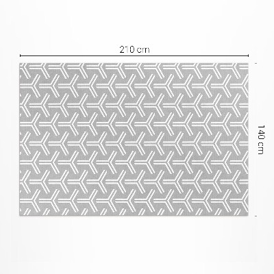 Vinil szőnyeg Finom Mozaik 3D Hatszögek