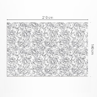 Vinil szőnyeg Finom Boho Stílusú Diólevél