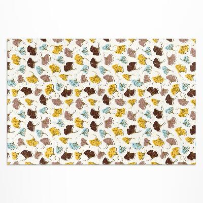 Pvc futószőnyeg Boho Design Lineáris Levelekkel