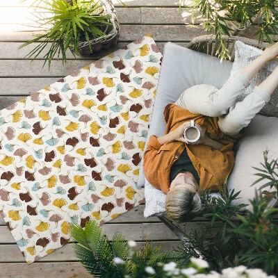 Pvc futószőnyeg Boho Design Lineáris Levelekkel