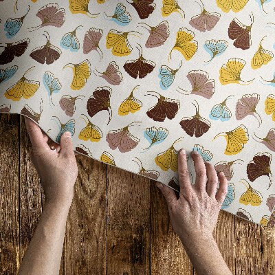 Pvc futószőnyeg Boho Design Lineáris Levelekkel