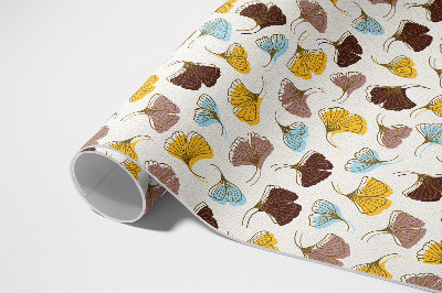Pvc futószőnyeg Boho Design Lineáris Levelekkel