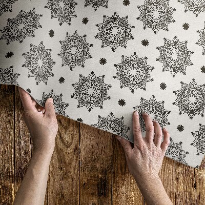 Vinil szőnyeg Finom Mezei Rét Kis Boho Virágokból