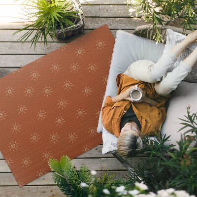 Műanyag szőnyeg Retro Vintage Geometrikus Minta
