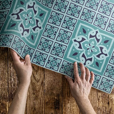 Vinil szőnyeg Őszi Lineáris Őszi Levelek Boho Stílusban