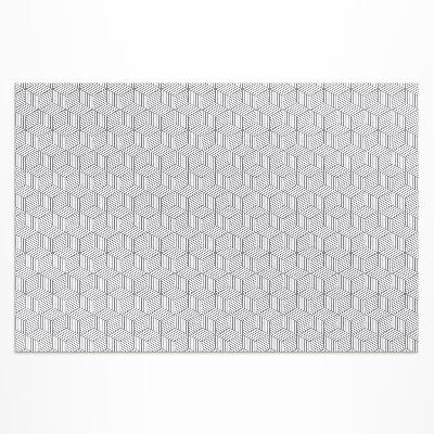 Pvc szőnyeg 3D Kockák Modern Pontok