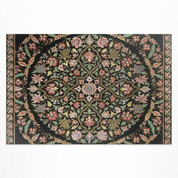 Pvc szőnyeg Floral Illusion Fabric Ornament Ivy