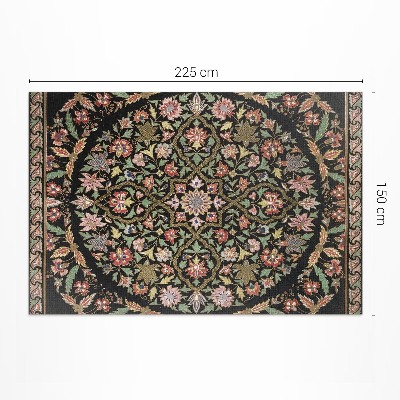 Pvc szőnyeg Floral Illusion Fabric Ornament Ivy