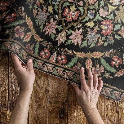 Pvc szőnyeg Floral Illusion Fabric Ornament Ivy