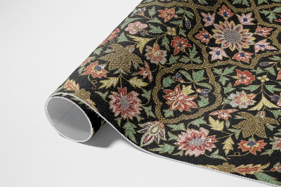 Pvc szőnyeg Floral Illusion Fabric Ornament Ivy