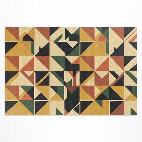 Vinil szőnyeg Geometrikus Vonalak Könnyű Csillogású Márványon