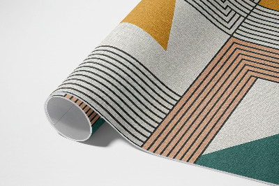 Pvc futószőnyeg Vintage Stílusú Geometriai Absztrakció