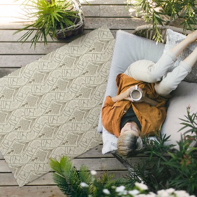 Műanyag szőnyeg Boho Absztrakt Indiai Minta