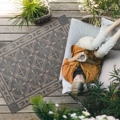 Műanyag szőnyeg Elegáns Geometria Vintage Csempéken