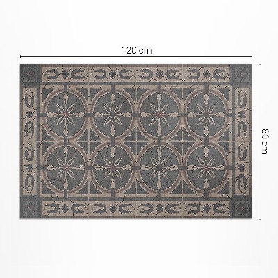 Műanyag szőnyeg Elegáns Geometria Vintage Csempéken