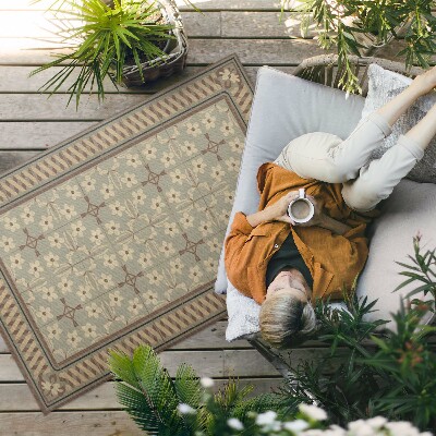 Pvc futószőnyeg Boho Geometriai Kompozíció