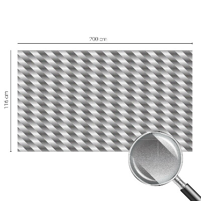 Geometrikus csíkok Öntapadós ablakfólia ólomüveg mintával