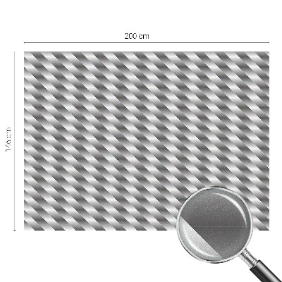 Geometrikus csíkok Öntapadós ablakfólia ólomüveg mintával